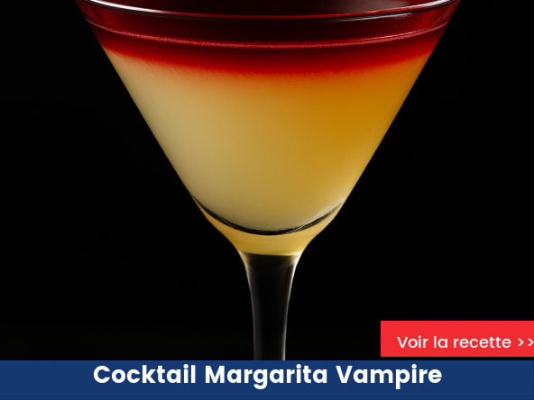 Cocktail Margarita Vampire pour Halloween
